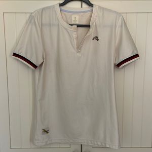 Used Men’s Tracksmith Van Cortland Henley short sleeve tee size S